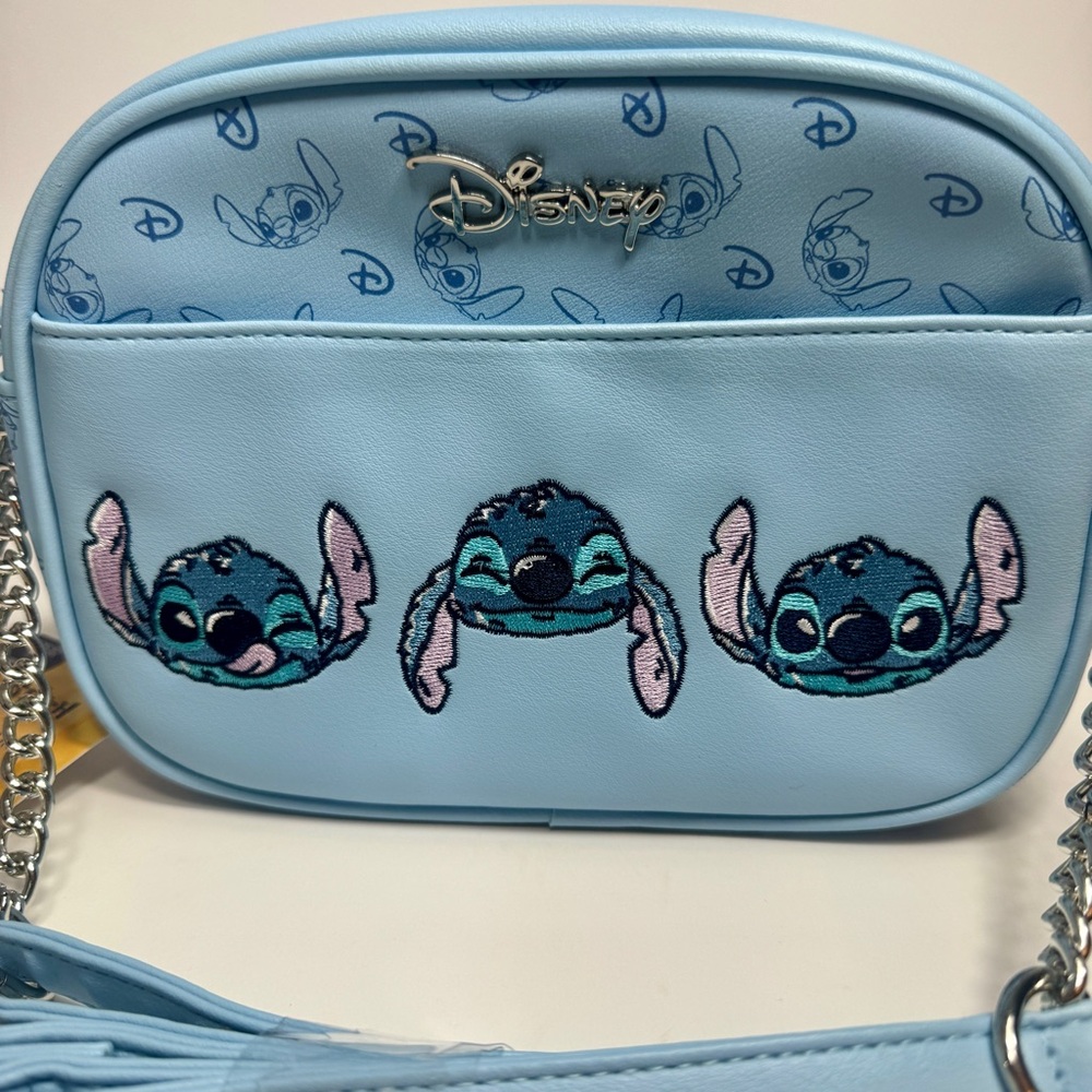 NWT. Primark Disney’s Stitch Camera crossbody Bags Light blue camera bag - Picture 2 of 12
